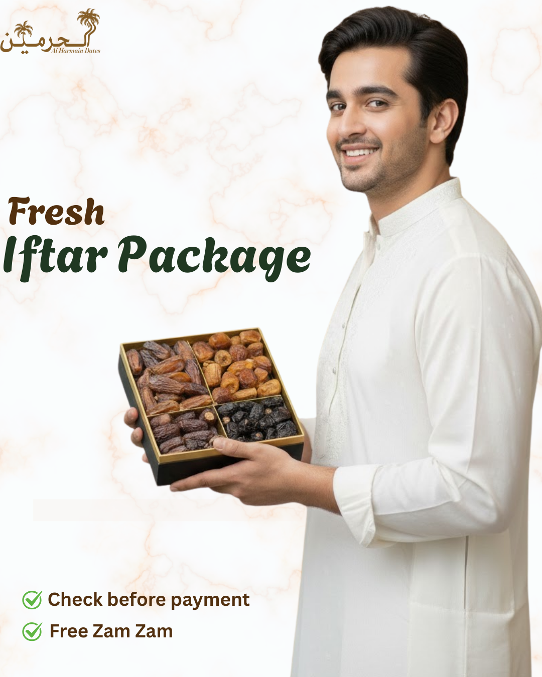 PREMIUM - Ramzan Khajoor 2KG Package (500gram each)