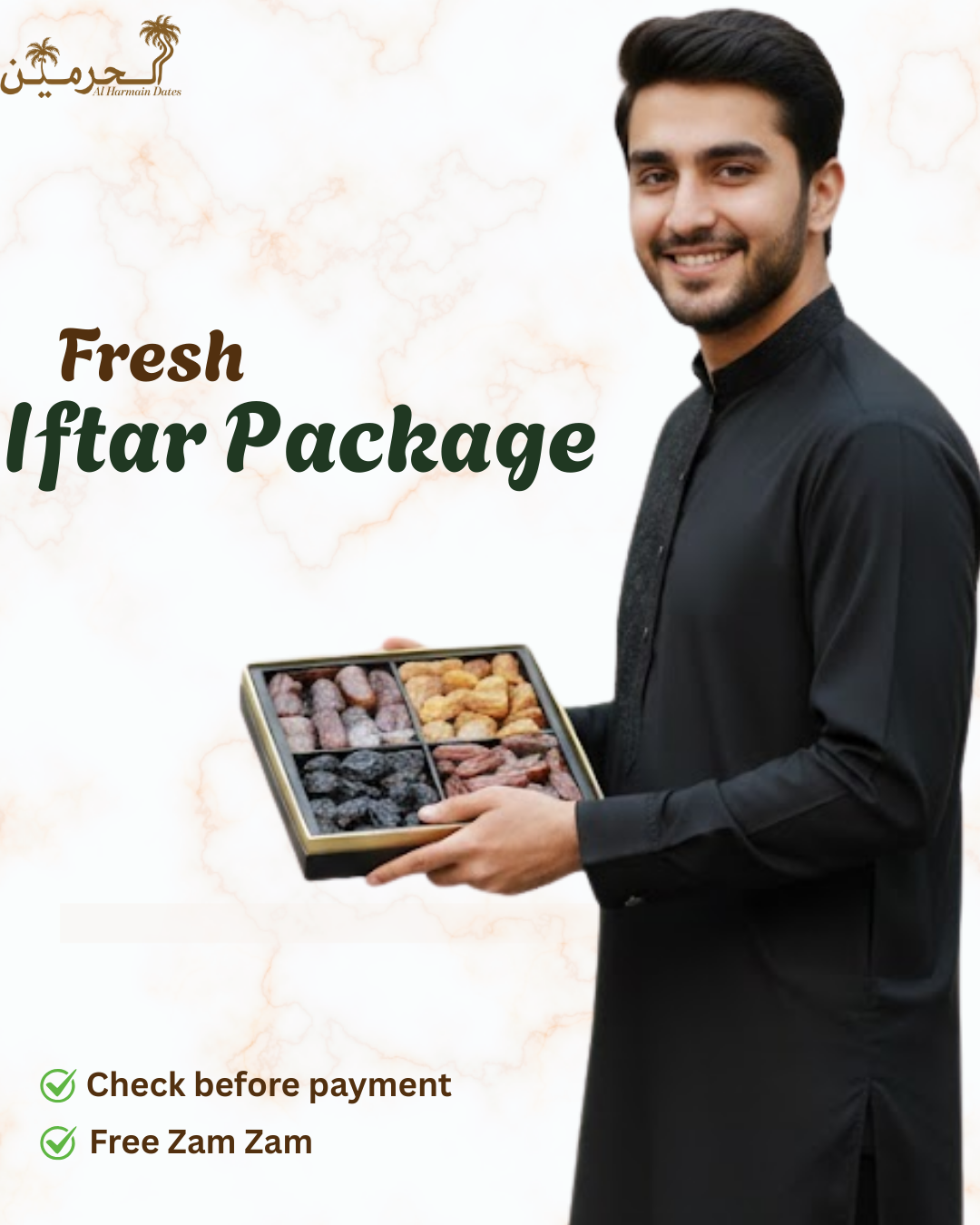 STANDARD - Ramzan Khajoor 2KG Package (500gram each)