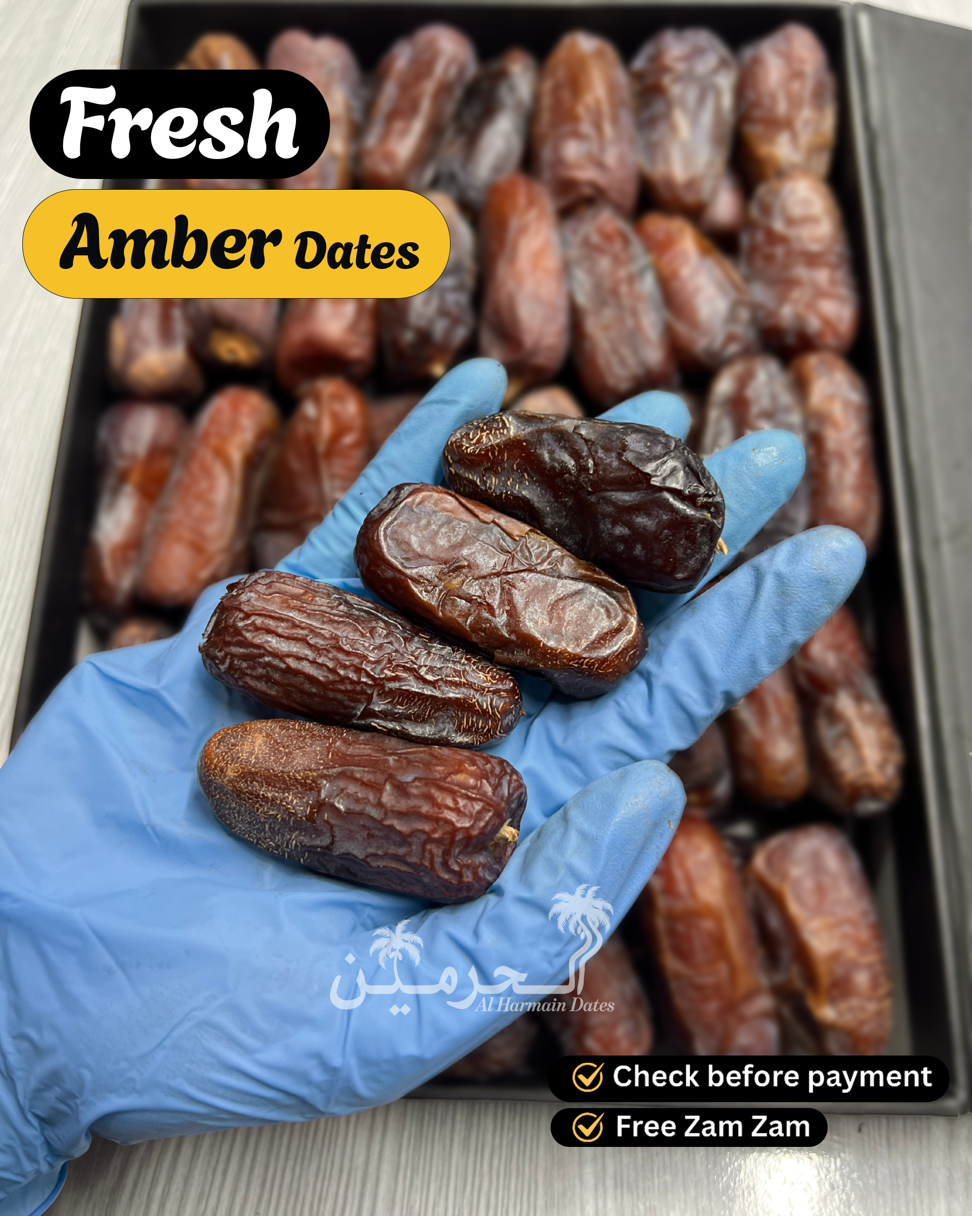 Amber Al-Madina Jumbo Khajoor – The Royal Big Date