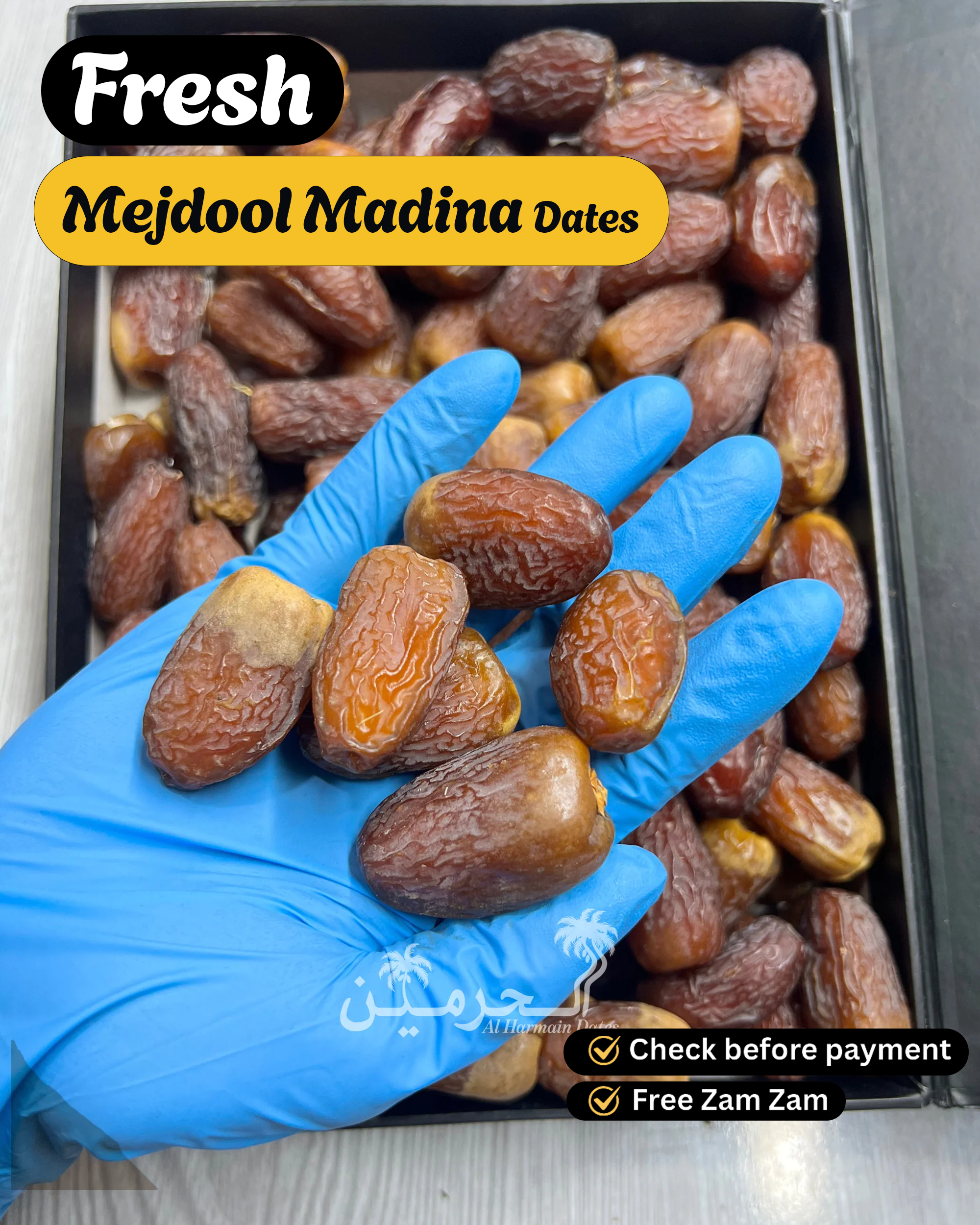 Mejdool Khajoor King of Sweetness -Madina Origin