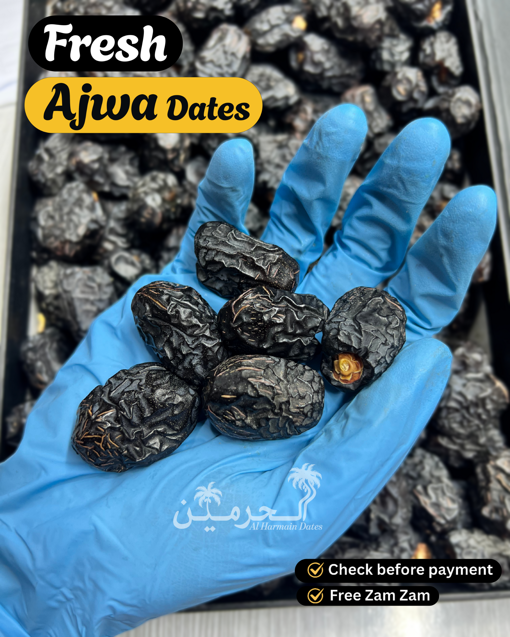 Ajwa Madinah Jumbo Khajoor – Premium A++ Quality